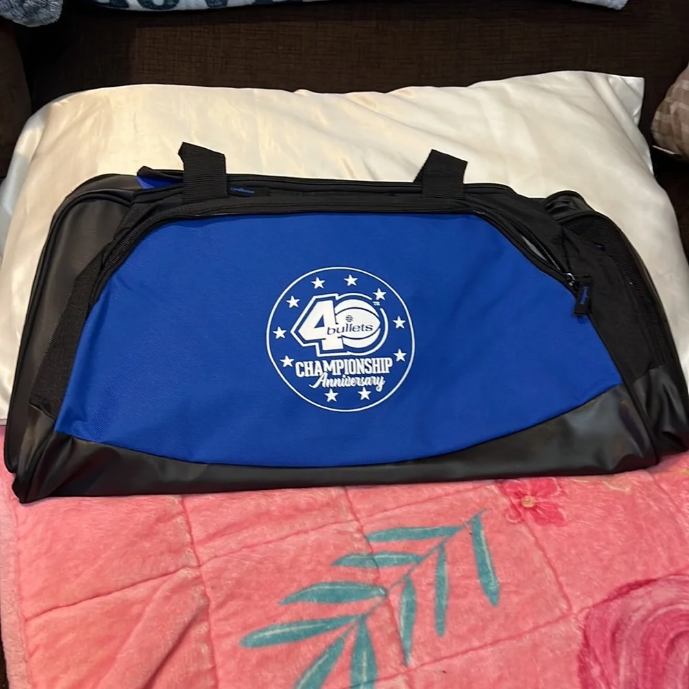 SALE 🔥🔥Collectors Washington Bullets 40th Anniversary NBA Championship Bag.
